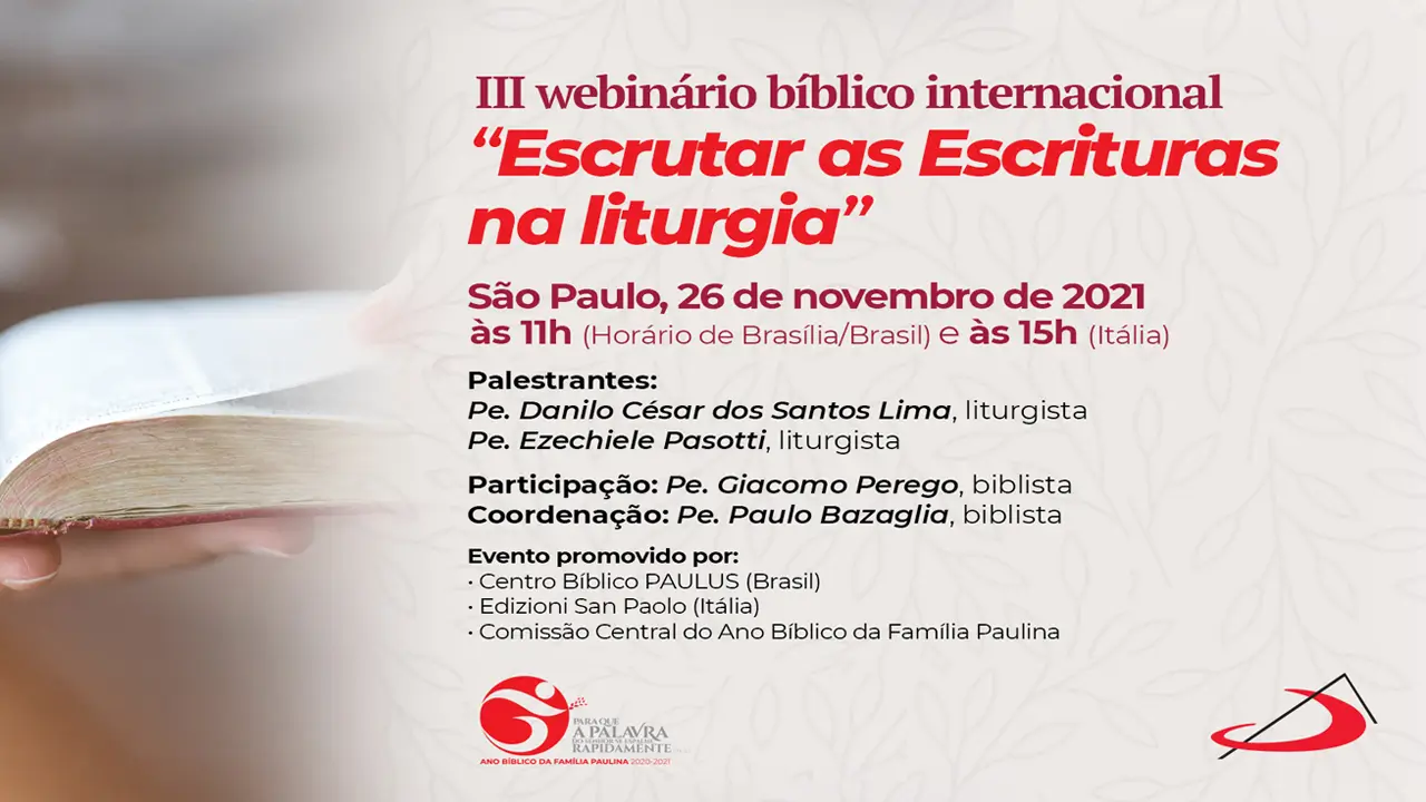 3° Webinar internacional: Escrutar la Biblia en la Liturgia